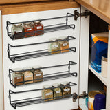 STORFEX 4 Pack Spice Rack Organizer for Cabinet or Wall Mount_2