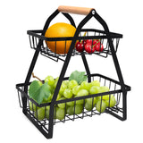 STORFEX Detachable 2 Tier Countertop Fruit Basket_0