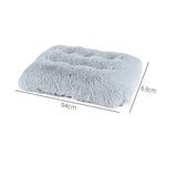 PETSWOL Plush and Cozy Pet Mat for Ultimate Comfort and Warmth-Light Grey_4