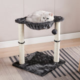 PETSWOL Cat Tower With Hammock And Scratching Posts_2