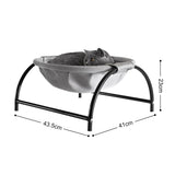 PETSWOL Elevated Cat Bed Dog Bed Pet Hammock Bed_3