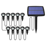 LUMIRO 10 pcs Solar Powered Outdoor Spot Light Landscape Light Lamp_0