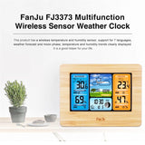 SUPREMTEK Wireless Sensor LCD Display Weather Station Alarm Clock_3