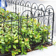 5pcs Outdoor Rustproof Landscape Border Folding Patio Fences_0