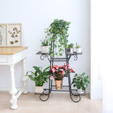 GREENYHAVEN 7 Tier Metal Plant Shelf Stand Multilayer Potted Display Rack Patio_0