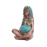 Mother Earth Goddess Art Statue Figurine Garden Ornament_1