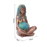 Mother Earth Goddess Art Statue Figurine Garden Ornament_5