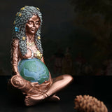 Mother Earth Goddess Art Statue Figurine Garden Ornament_8