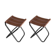 HYPERANNGER 2 Pack Aluminum Alloy Camping Folding Stool with Storage Bag_1