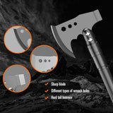 HYPERANGER Multifunctional Shovel Tactical Outdoor Survival Emergency Camping Gear_5