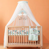4M Cotton Nursery Protective Braided Bumper Handmade Crib Cushion_10