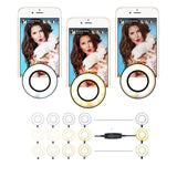 Flexible Clip-on Photography Selfie Ring Light with Adjustable Brightness_8