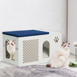 Cat Litterbox Enclosure Modern Designed Hidden Pet Litter Washroom_10