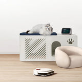 Cat Litterbox Enclosure Modern Designed Hidden Pet Litter Washroom_11