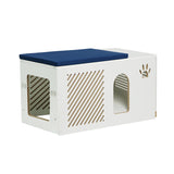 Cat Litterbox Enclosure Modern Designed Hidden Pet Litter Washroom_4