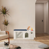 Cat Litterbox Enclosure Modern Designed Hidden Pet Litter Washroom_8