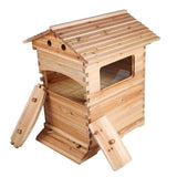 Wooden Beekeeping Beehive Housebox with Auto-Flowing Honey Frames_6