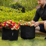 Non-Woven Fabric Reusable and Breathable Growing Planter Pots in 5, 10, and 20 Gallon_7