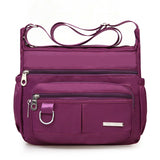 Multi Pockets Casual Crossbody Bag Women's Messenger Bag_0