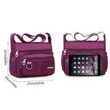 Multi Pockets Casual Crossbody Bag Women's Messenger Bag_14