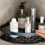 2pcs Bathroom Corner Shower Shelf Shampoo Soap Holder Rack Storage Organizer Caddy_3