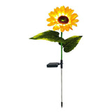 Waterproof LED Solar Sunflower Stake Lights for Garden Déco_0