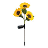 Waterproof LED Solar Sunflower Stake Lights for Garden Déco_1